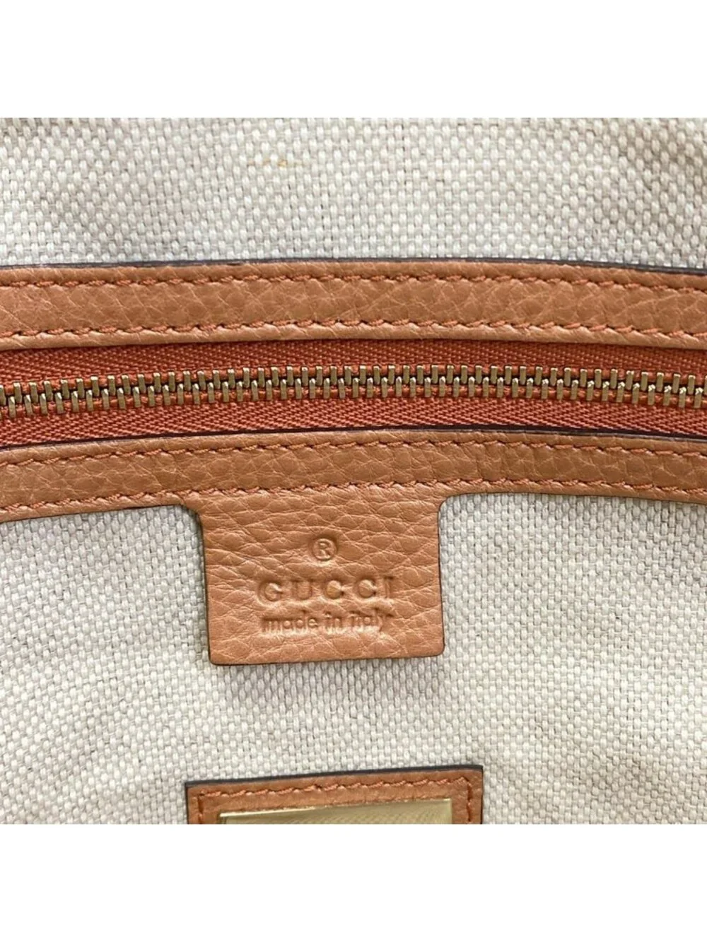 ★SOLD★ Gucci Handbag Soho Light Brown Leather - Picture 8 of 15